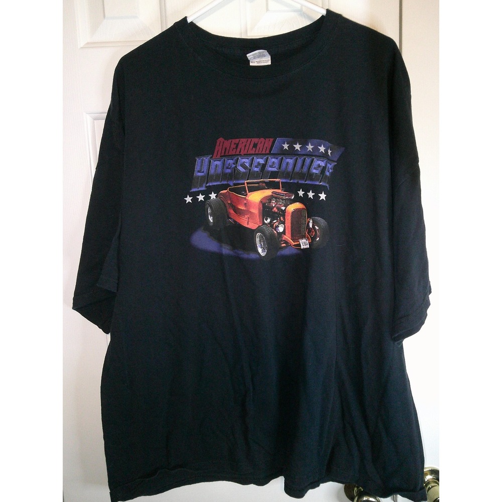 Gildan American Underdog Hot Rod Car Graphic‎ T-Shirt 3XL
